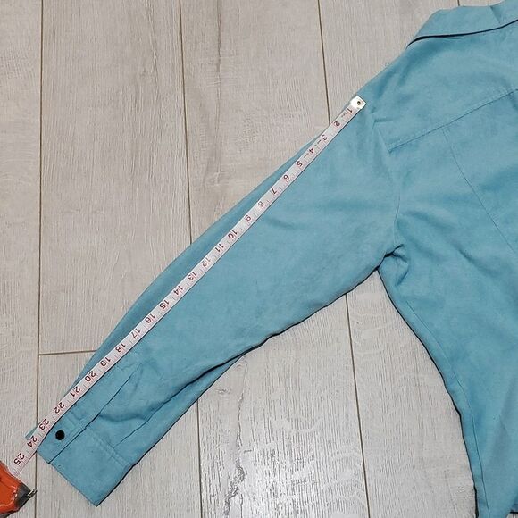 Croft & Barrow Shirt, Sz XL, Blue, Button down, Long Sleeve, Polyester - Picture 10 of 14